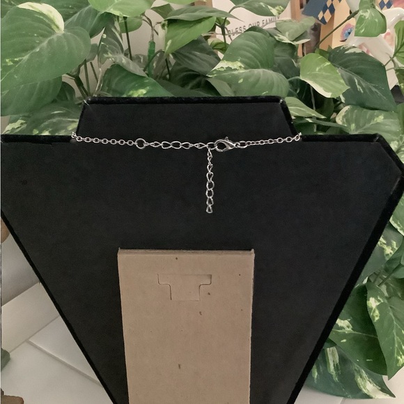 Rhinestones & Blue Beaded Necklace. - Picture 5 of 6